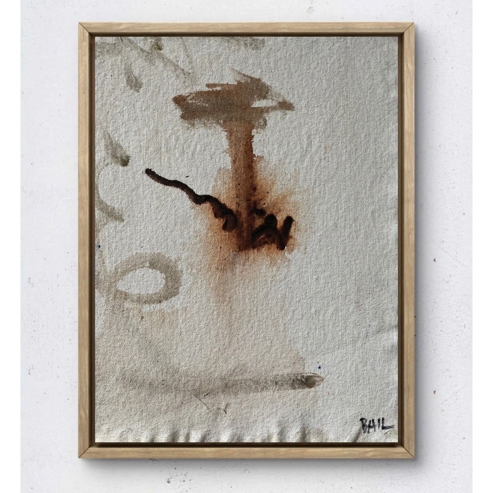 Oman Hosea Original 11x14 Abstract Gestural Painting Modern Contemporary Art